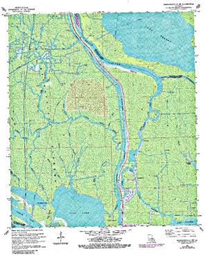 Lake Verret Fishing Map Lake Verret | Angler's Atlas