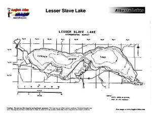 Lesser Lake Depth Chart