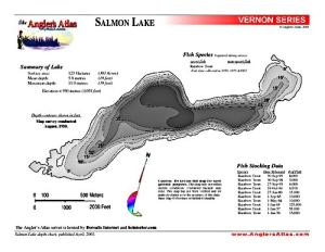 Salmon Lake Bc Map Salmon Lake, British Columbia | Angler's Atlas