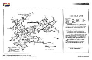 Six Mile Lake Free Maps Angler S Atlas