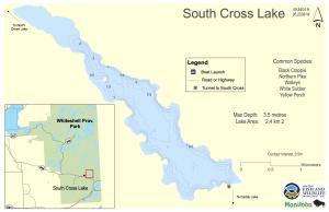 Cross Lake Manitoba Map South Cross Lake, Manitoba | Angler's Atlas