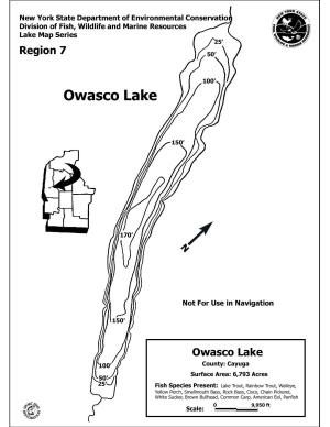 Owasco Lake Fishing Map Owasco Lake | Angler's Atlas