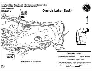 Oneida Lake Topographic Map Oneida Lake | Angler's Atlas