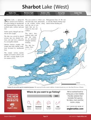 Sharbot Lake Fishing Map Sharbot Lake, Ontario | Angler's Atlas