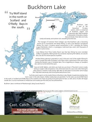 Lower Buckhorn Lake Fishing Map Buckhorn Lake, Ontario | Angler's Atlas