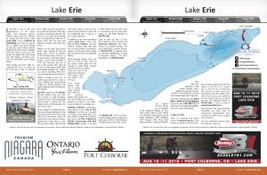 Lake Erie Fishing Map