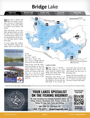 Bridge Lake Bc Map Bridge Lake, British Columbia | Angler's Atlas