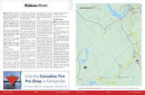 Rideau River Fishing Map Rideau River, Ontario | Angler's Atlas