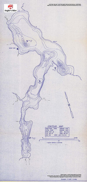 Cornish Lake Ontario Anglers Atlas 1833