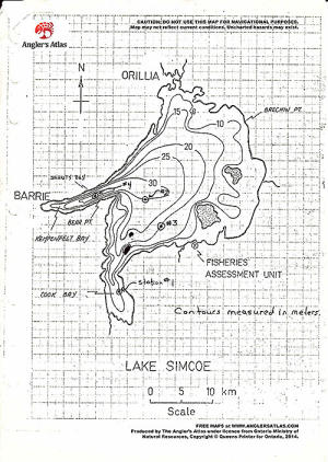 Lake Simcoe Ontario Angler S Atlas