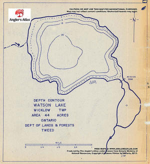 Watson Lake, Ontario | Angler's Atlas