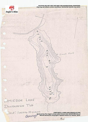 Jamieson Lake, Ontario | Angler's Atlas