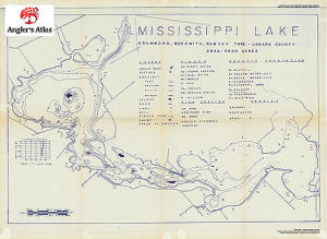 Mississippi Lake Fishing Map Mississippi Lake, Ontario | Angler's Atlas