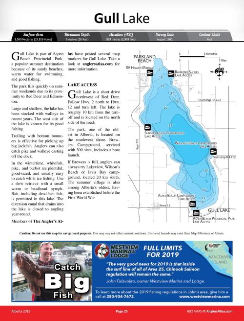 Gull Lake Alberta Anglers Atlas 0591