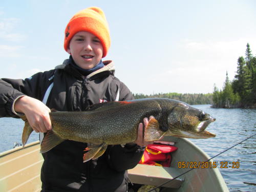 Ontario Lake Trout Fishing near Atikokan